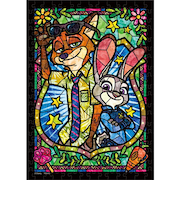テンヨー　ジュディ＆ニック　ステンドグラス　DSG-266-973　ぎゅっと266ピース