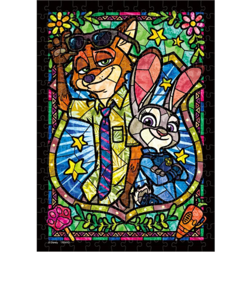 テンヨー　ジュディ＆ニック　ステンドグラス　DSG-266-973　ぎゅっと266ピース