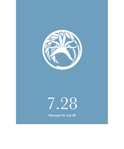 草紙堂　花結びメッセージカード　7月28日