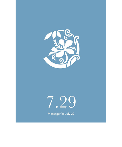 草紙堂　花結びメッセージカード　7月29日