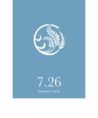 草紙堂　花結びメッセージカード　7月26日