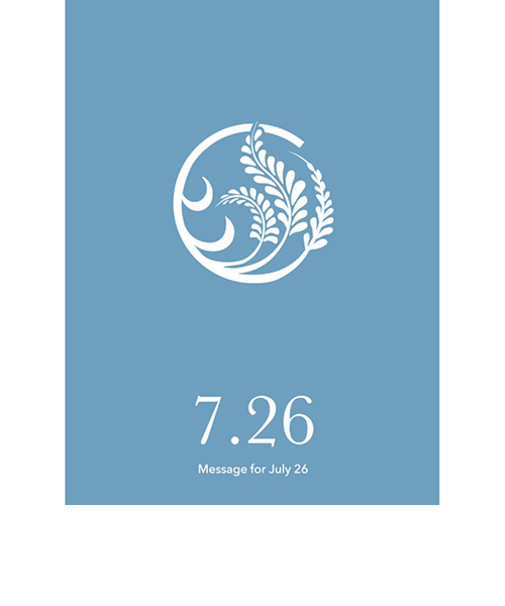 草紙堂　花結びメッセージカード　7月26日