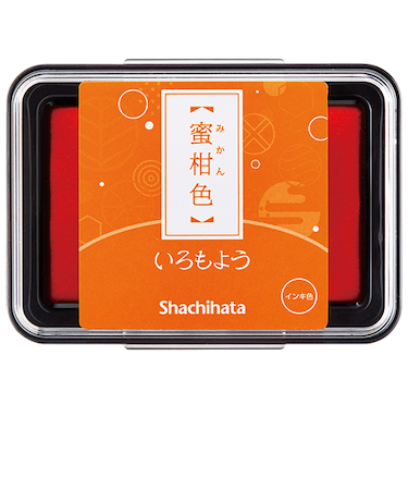 シヤチハタ　いろもよう　蜜柑色　HAC－1－WY