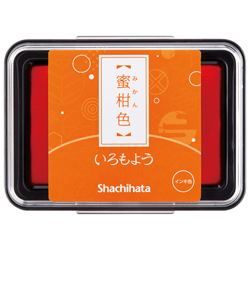 シヤチハタ　いろもよう　蜜柑色　HAC－1－WY