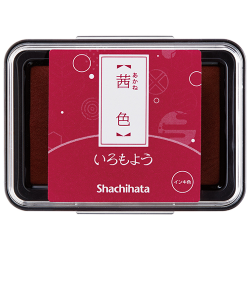 シヤチハタ　いろもよう　茜色　HAC－1－DR