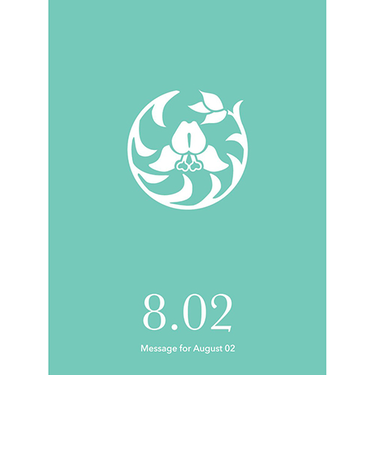 草紙堂　花結びメッセージカード　8月2日