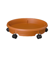 キャスタープレート34型　ブラウン