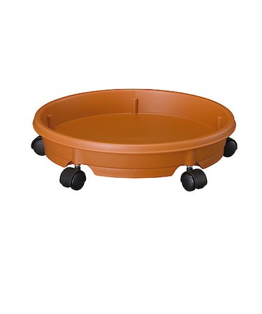 キャスタープレート34型　ブラウン