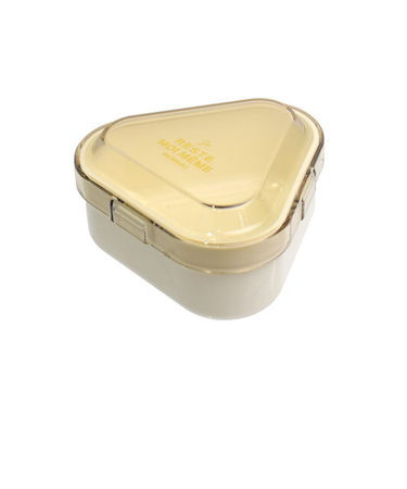 サブヒロモリ　ユニモア　抗菌ワンタッチおにぎりケース　210mL　PCA4073－07　ホワイト