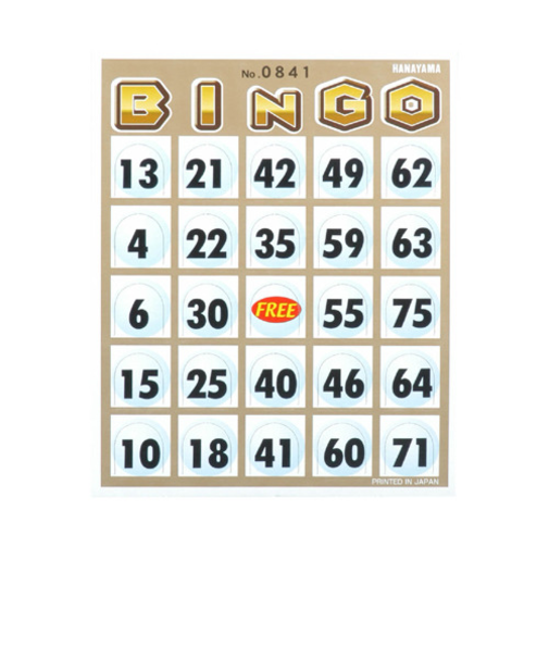 ビンゴカード100