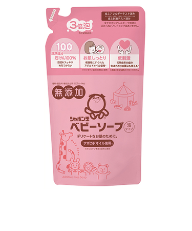 シャボン玉石けん　ベビーソープ　泡タイプ　つめかえ用　400mL