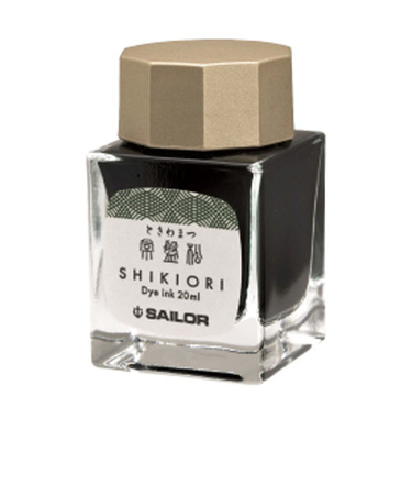 セーラー万年筆（SAILOR）　SHIKIORI－四季織－十六夜の夢　万年筆用ボトルインク　13－1008－202　常盤松　20mL