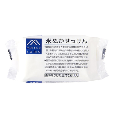 松山油脂　Mマーク　米ぬかせっけん　100g