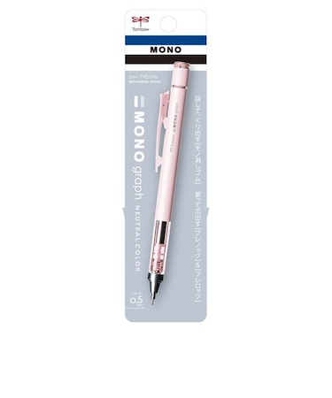 トンボ鉛筆（Tombow）　シャープペンシル　モノグラフ　ニュートラルカラー　0.5mm　DPB－141C　マットピンク