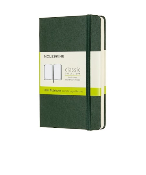 モレスキン（MOLESKINE）　クラシックノートブック　ハードカバー　無地　ポケットサイズ　マートルグリーン
