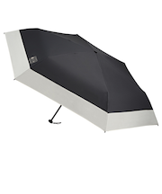 そなえる傘×ハンズ　晴雨兼用折畳傘　60cm　ブラック×ホワイト