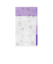 ミドリ（MIDORI）　3ポケットホルダー　A5スリム　フラップ付き　35563　おばけ