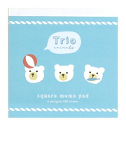 【お買い得】　ラボクリップ（LABCLIP）　トリオ水族館　メモ　シロクマ