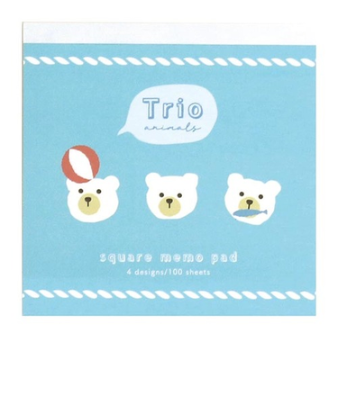 【お買い得】　ラボクリップ（LABCLIP）　トリオ水族館　メモ　シロクマ