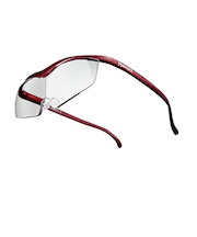 ハズキ(Hazuki) ハズキルーペ ラージ クリアレンズ 赤 1.85倍