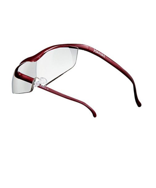 ハズキ（Hazuki）　ハズキルーペ　ラージ　クリアレンズ　赤　1.85倍