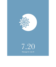 草紙堂　花結びメッセージカード　7月20日