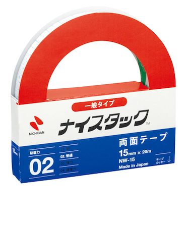 ニチバン　ナイスタック　紙両面テープ　15mm×20m　NW－15