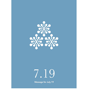 草紙堂　花結びメッセージカード　7月19日