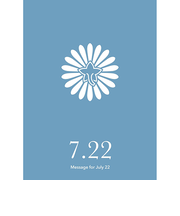 草紙堂　花結びメッセージカード　7月22日