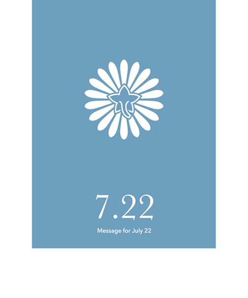 草紙堂　花結びメッセージカード　7月22日