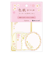 エヌビー社　色紙フレークシール　2564120　薄花桜