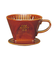 カリタ（Kalita）　陶器ドリッパー　102－ロトブラウン　2～4人用
