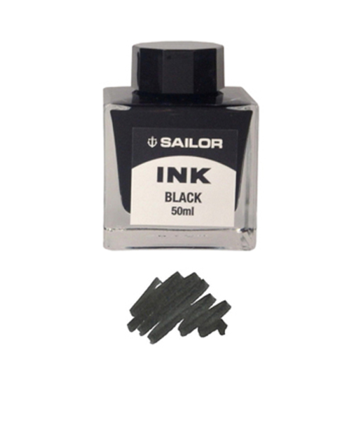 セーラー万年筆（SAILOR）　万年筆用ボトルインク　ブラック　50mL