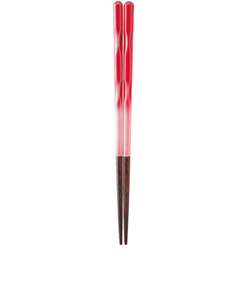 カワイ　食洗箸　FIT　19cm　レッド