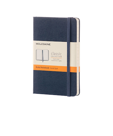 モレスキン（MOLESKINE）　クラシックノートブック　ハードカバー　横罫　ポケットサイズ　サファイアブルー　893564