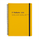 【2025年10月始まり】　デルフォニックス（DELFONICS）　ロルバーンダイアリー　XL　マンスリーブロック　160009_184　イエロー　月曜始まり