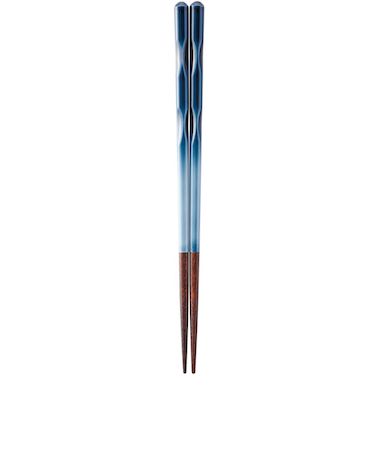 カワイ　食洗箸　FIT　21cm　ブルー