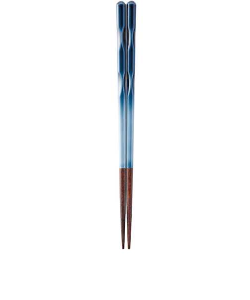 カワイ　食洗箸　FIT　21cm　ブルー