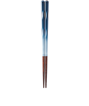 カワイ　食洗箸　FIT　19cm　ブルー