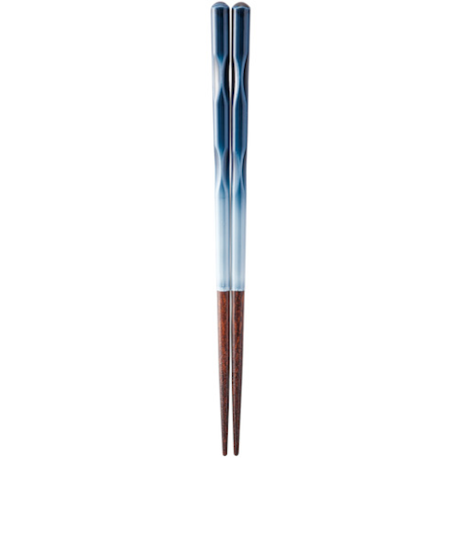 カワイ　食洗箸　FIT　19cm　ブルー