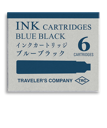 トラベラーズカンパニー　　万年筆用カートリッジ　38073006　ブルーブラック