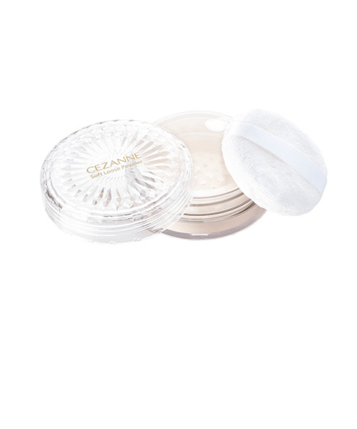 セザンヌ（CEZANNE）　うるふわ仕上げパウダー　03　ルーセントクリア