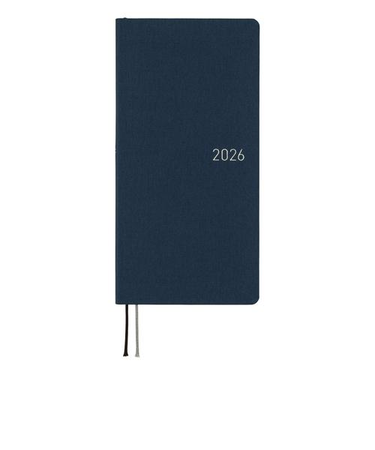 【2026年1月始まり】　ほぼ日　weeks　カラーズ　B6スリム　ウィークリーレフト　コスモブルー　月曜始まり