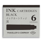 トラベラーズカンパニー　万年筆用カートリッジ　380720　黒