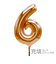 充填スウジスティックバルーンS　ゴールド「6」　26541