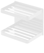 山崎実業　タワー（tower）　マグネットバスルームソープトレー　2段　3809　ホワイト