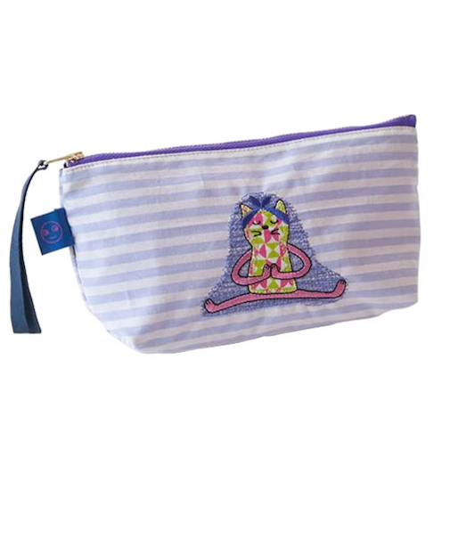 アミカ（AMICA）　ポーチ　Mサイズ　ヨガねこ