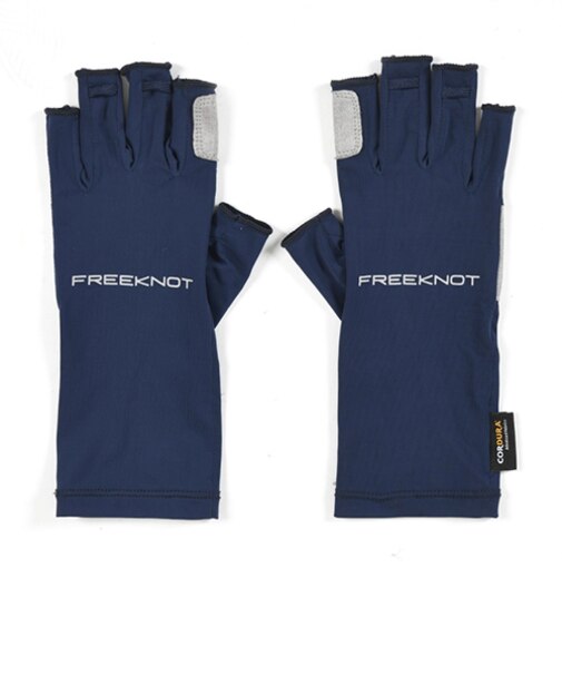 フリーノット（FREEKNOT）　ストレッチタフグローブ　5本カット　Y4197－F－80　ネイビー