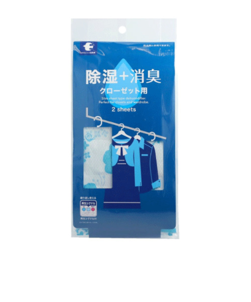 宇部マテリアルズ　除湿＋消臭シート　クローゼット用　2枚入り