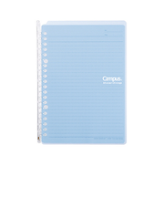 コクヨ（KOKUYO）　キャンパスバインダー　スマートリング　PP表紙　A5縦　ル－SP130LB　20穴　水色